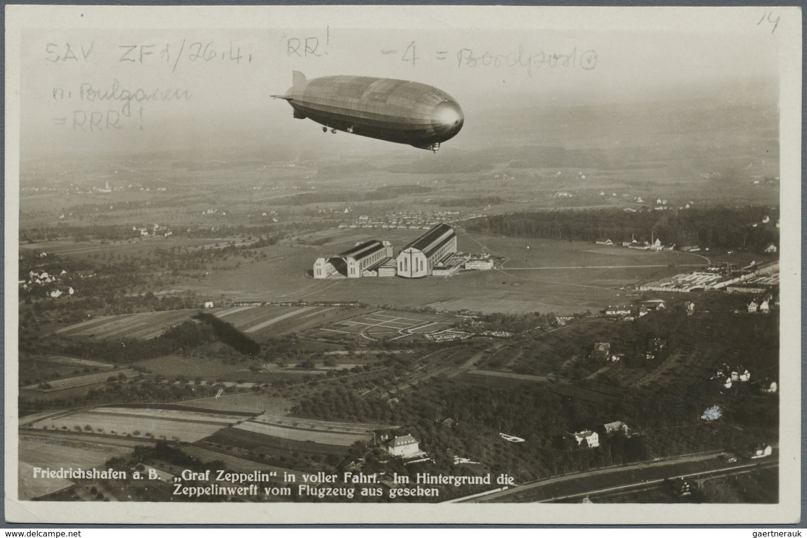 Br Zeppelinpost Europa: 1930: LZ 127/ EUROPEAN QUOTA CLUB CONVENTION: Deutsche Zeppelin-Sonderfahrtkart - Autres - Europe