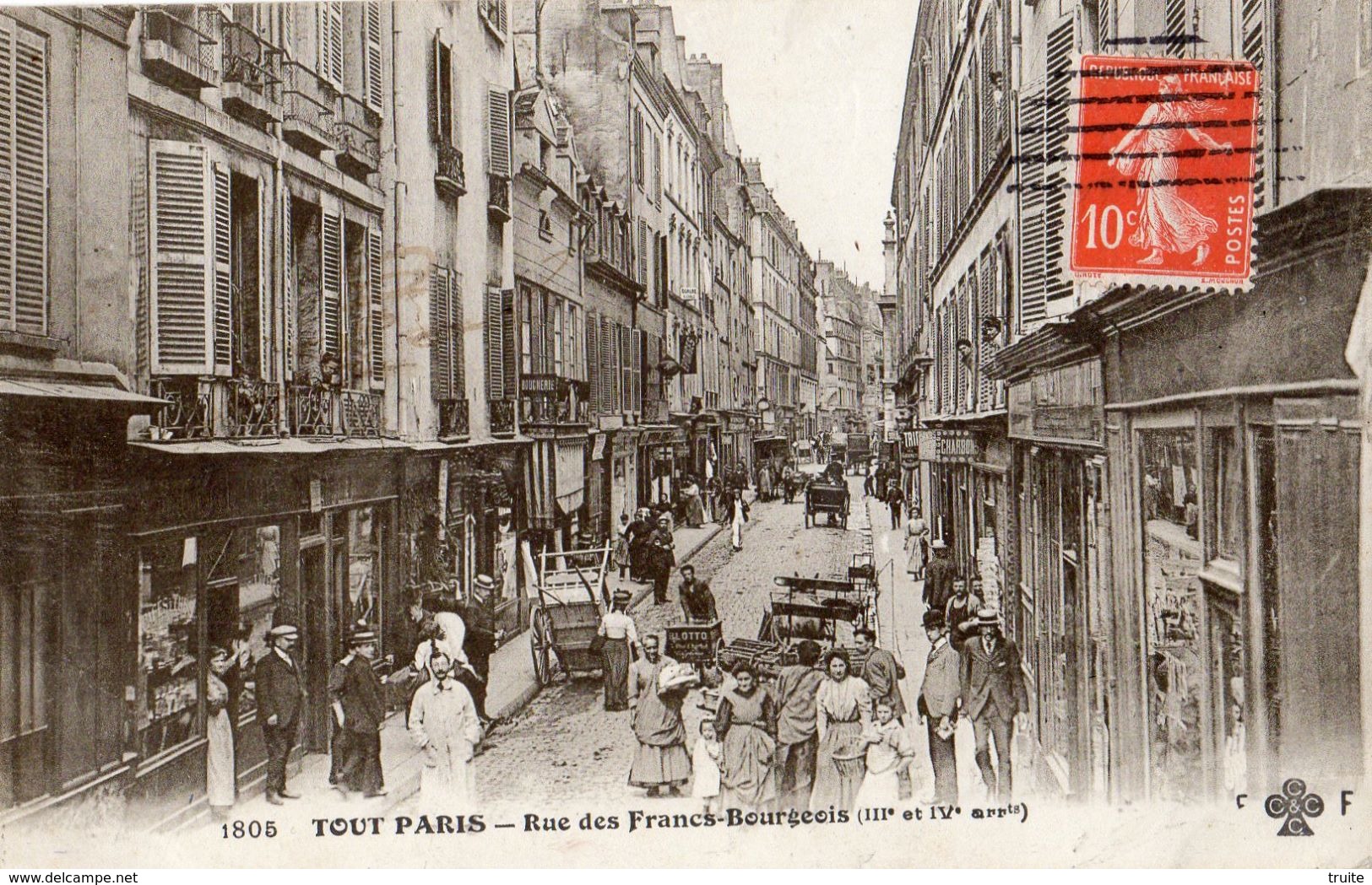 PARIS (SERIE TOUT PARIS)  RUE DES FRANCS-BOURGEOIS - Arrondissement: 03