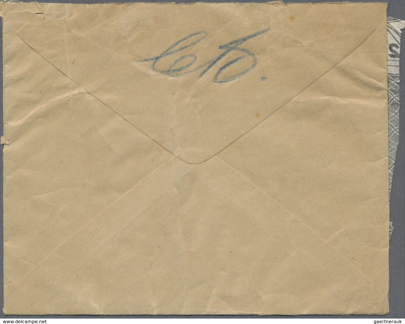 Br Katastrophenpost: HONGKONG: 1937, 50 C Black/green Cancelled With Double-circle On Crash-cover Adres - Andere & Zonder Classificatie