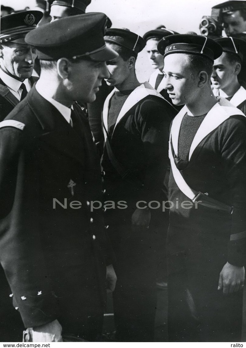 AUBOYNEAU Contre-Amiral FNFL 1942 France Libre Grande-Bretagne WWII Marine - Barcos