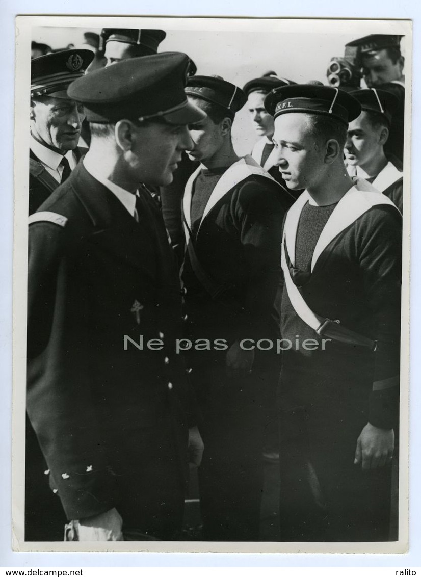 AUBOYNEAU Contre-Amiral FNFL 1942 France Libre Grande-Bretagne WWII Marine - Barcos