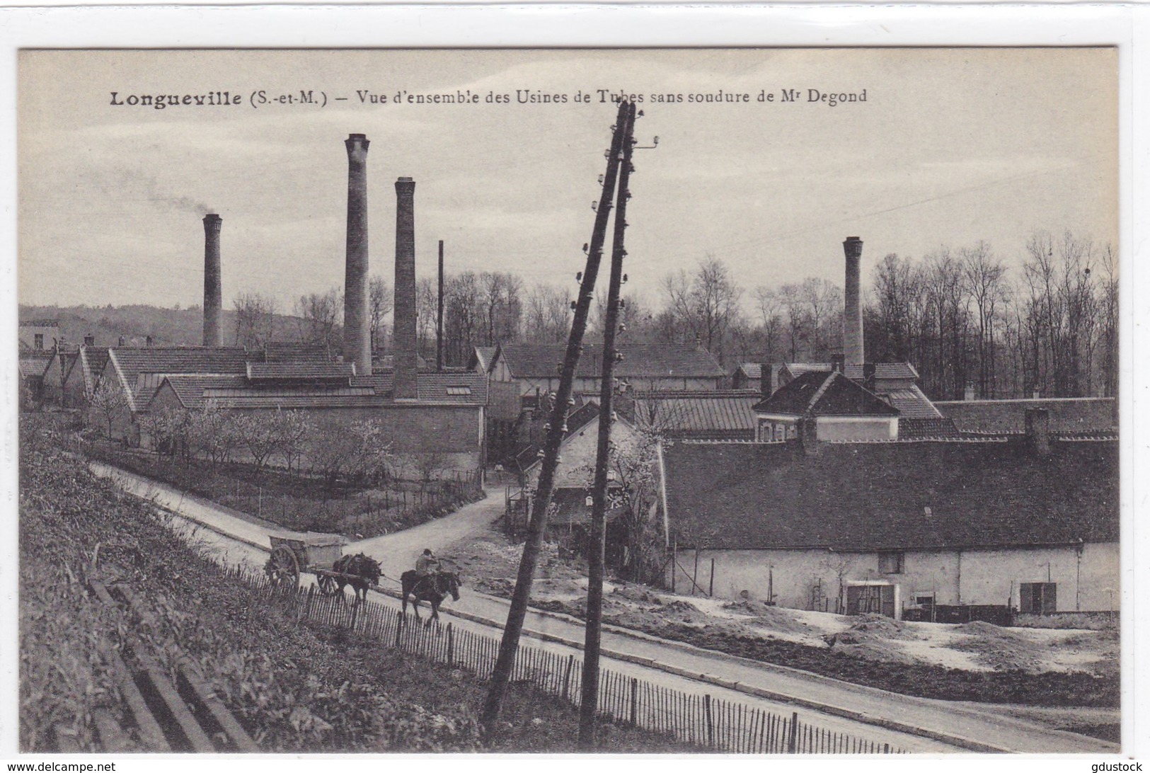 Seine-et-Marne - Longueville - Vue D'ensemble Des Usines De Tubes Sans Soudure De Mr Degond - Autres & Non Classés