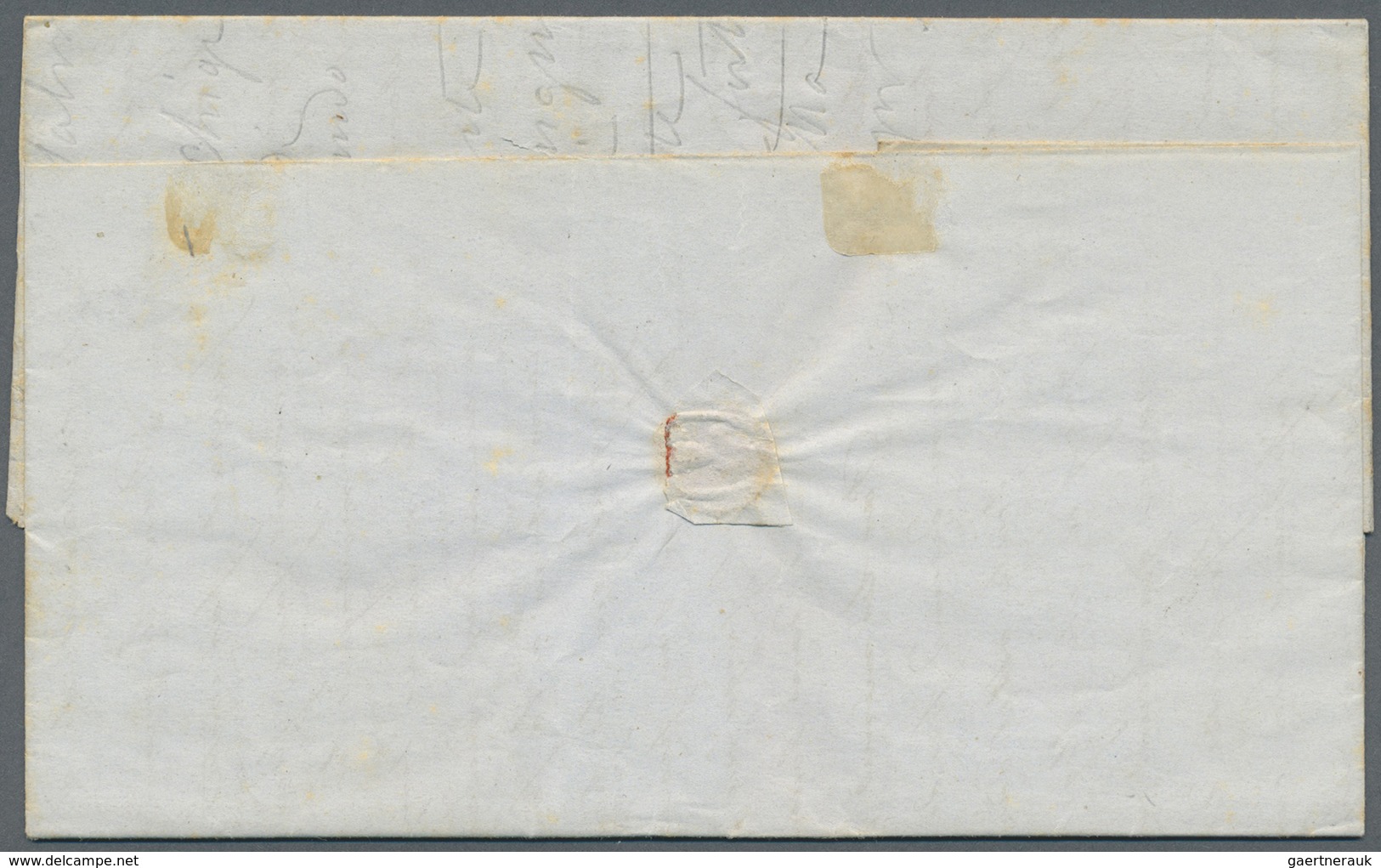 Br Ägäische Inseln - Besonderheiten: 1855. Stampless Envelope Addressed To Constantinople Cancelled By - Egée