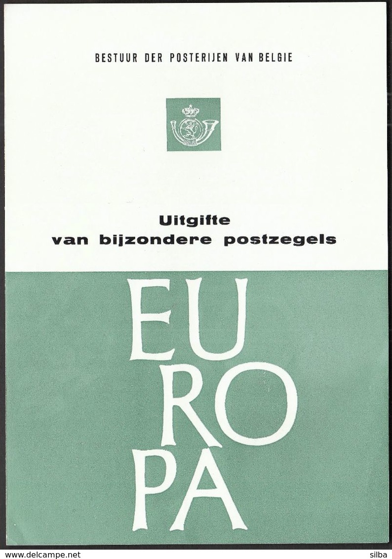 Belgium 1961 / Prospectus, Leaflet, Brochure / Europa CEPT - 1961