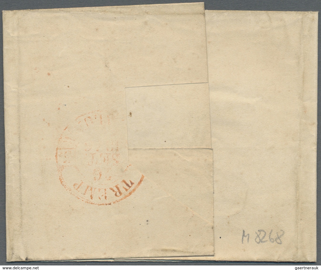 Br Andorra - Vorphilatelie: 1846, Letter Sheet Without Sender With Red URGEL CATALUNA Which Was The Hig - Vorläufer