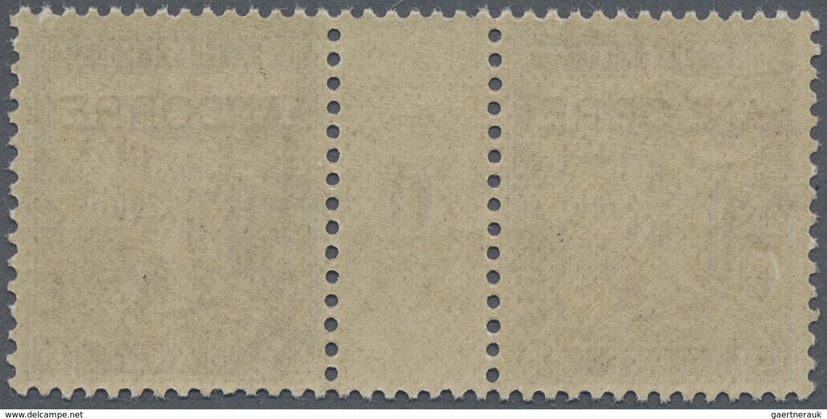 ** Andorra - Französische Post - Portomarken: 1930. Postage Due 50c Lilac "ANDORRE" In A Pair Millésime - Lettres & Documents