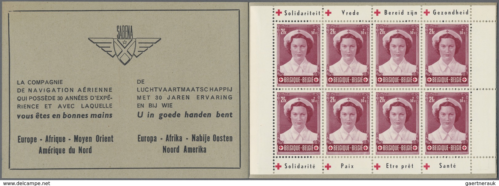 ** Belgien - Markenheftchen: 1953, Rotes Kreuz 'Hochzeit Von Prinzessin Josephine-Charlotte' 2 Fr. + 50 - Non Classés