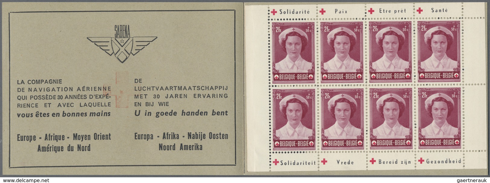 ** Belgien - Markenheftchen: 1953, Rotes Kreuz 'Hochzeit Von Prinzessin Josephine-Charlotte' 2 Fr. + 50 - Non Classés