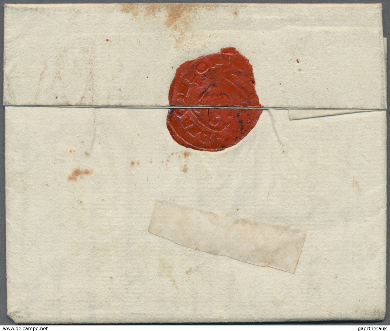 Br Belgien - Französische Armeepost: 1795, "D.ON. F ARM.S. DU NORD", Straight Line In Red, Clear Strike - Sonstige & Ohne Zuordnung