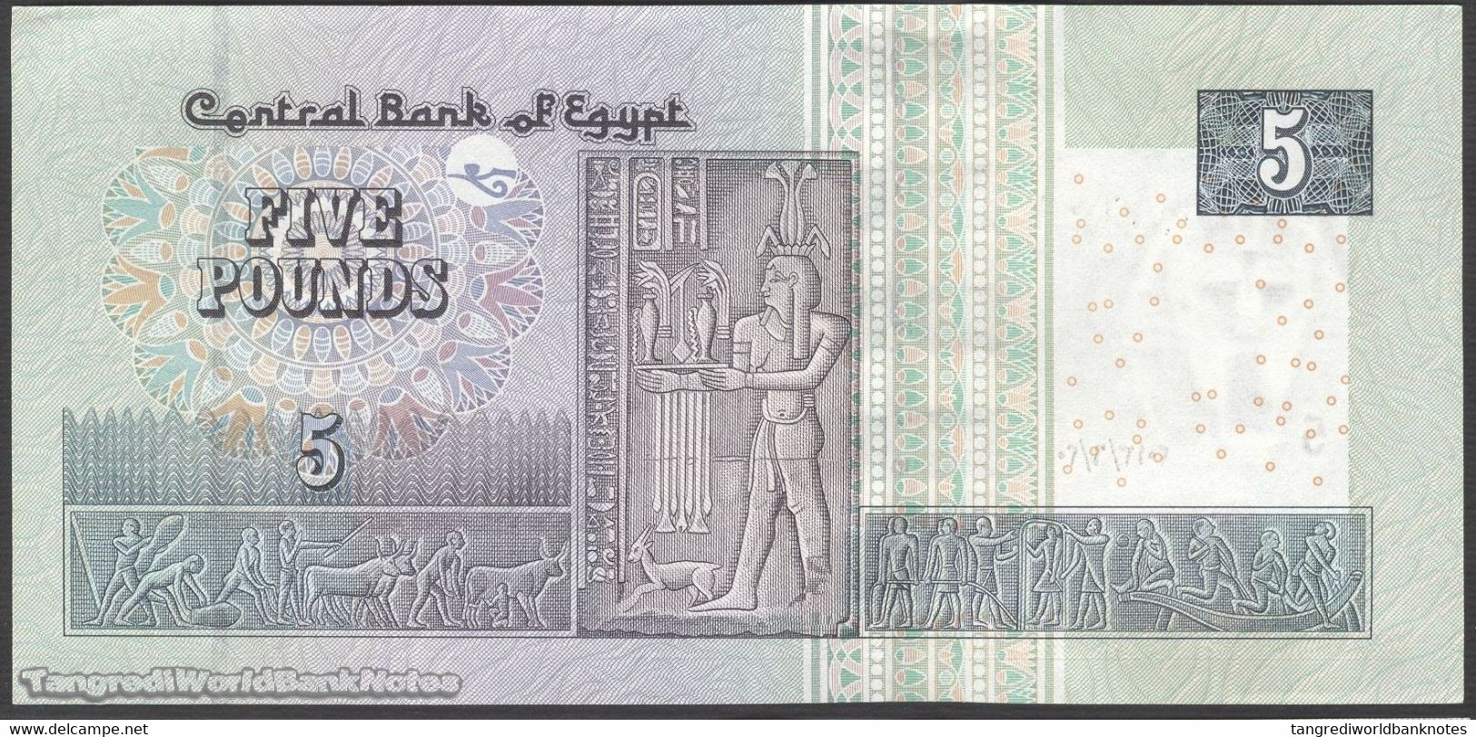 TWN - EGYPT 63d2 - 5 Pounds 20.6.2013 UNC - Egipto