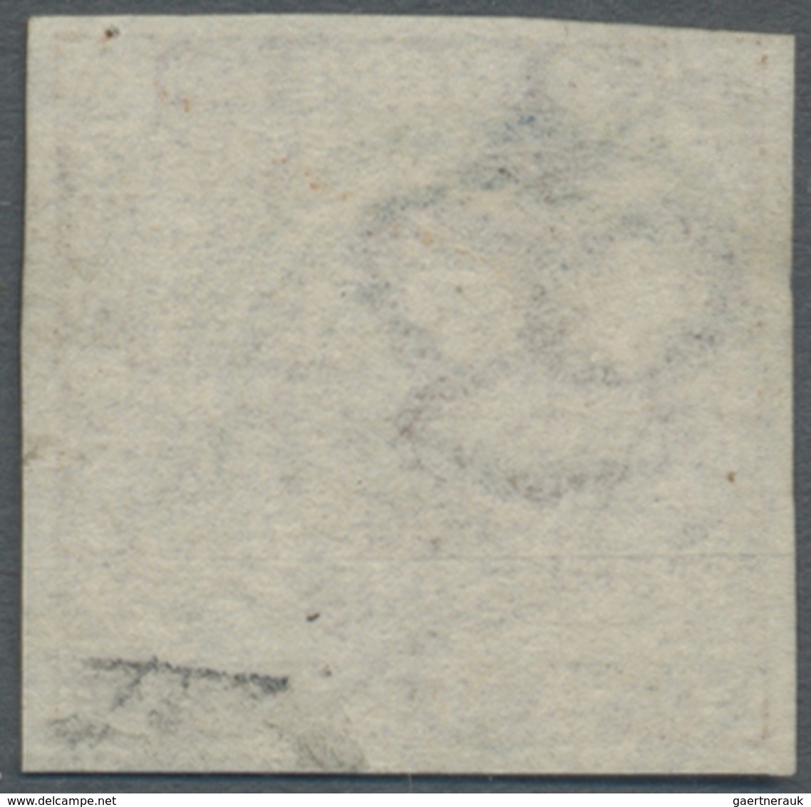 O Dänemark: 1858, 4 S. Brown Cancelled "171" GETTORN In Blue, Cert. Moeller BPP - Lettres & Documents