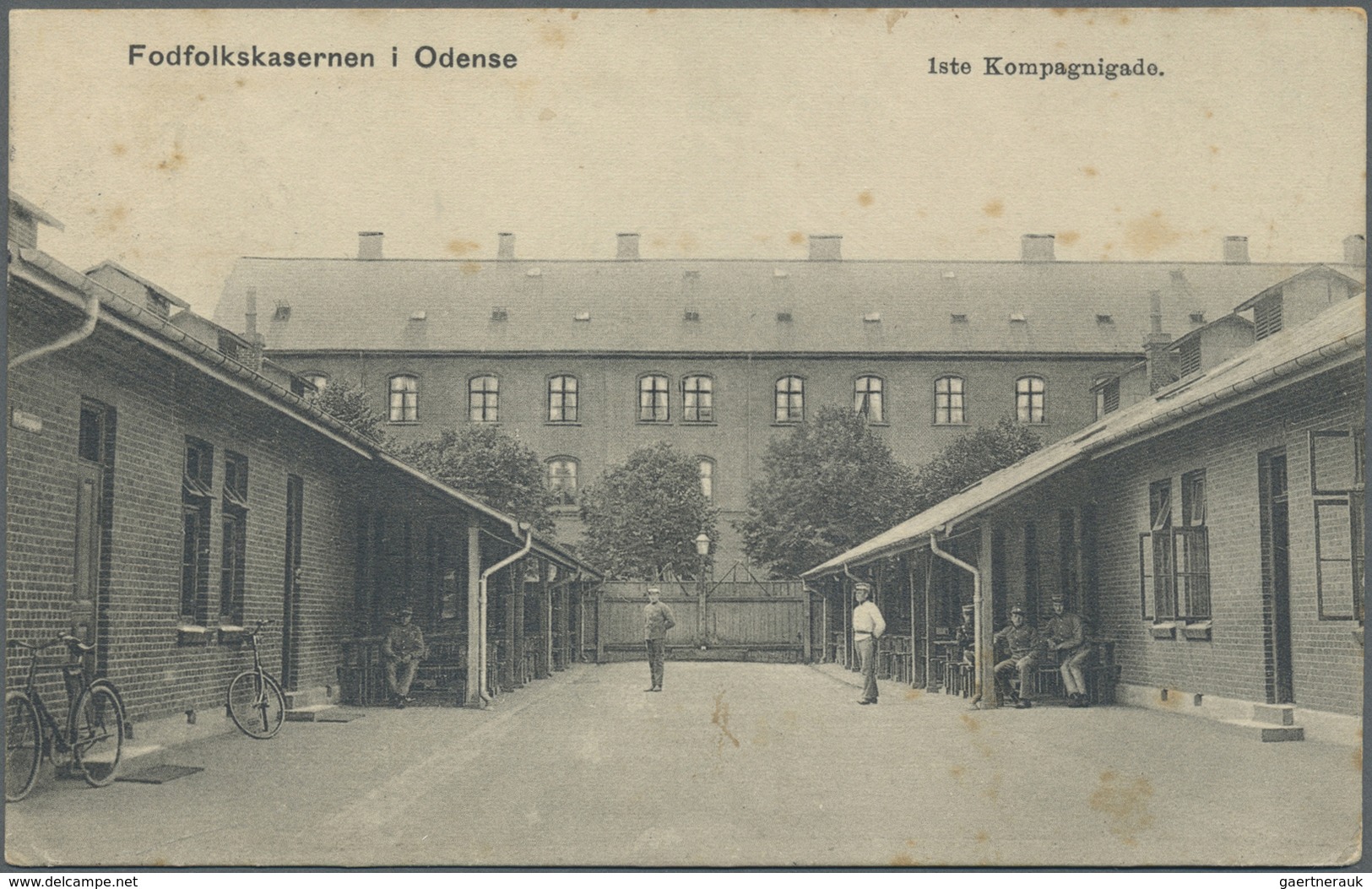 Br Dänemark: 1915, Kriegsgefangenenpost Aus Dem Dänischen Lager Odense. Ansichtskarte Mit Abbildung Des - Brieven En Documenten