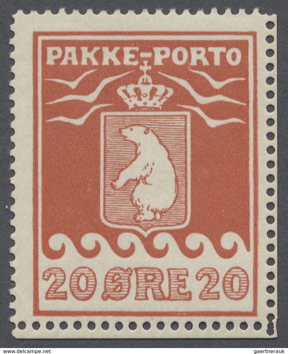 * Dänemark - Grönländisches Handelskontor: 1915, 20 Öre, 1. Druck, Auf 2 Seiten Amtlich Nachgezähnt, U - Autres & Non Classés