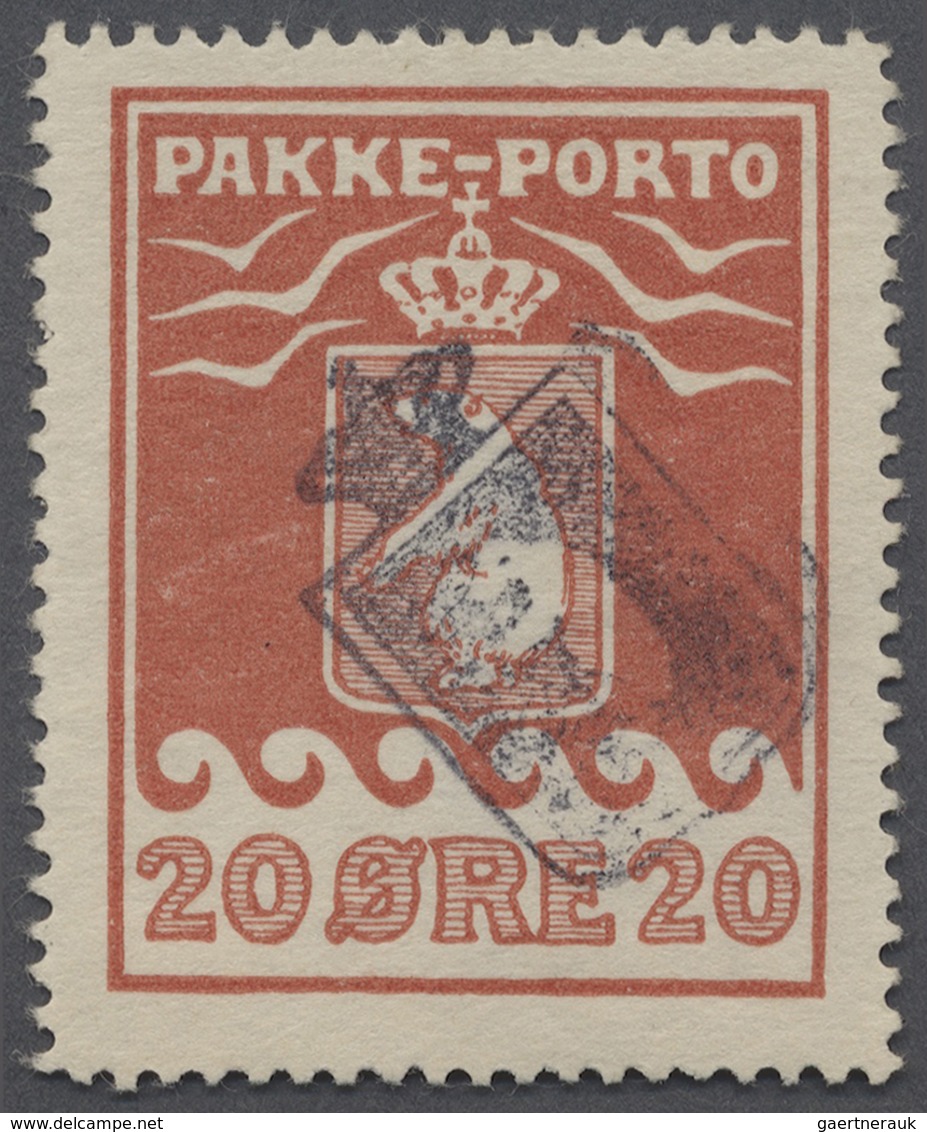 O Dänemark - Grönländisches Handelskontor: 1923, 20 Öre Mit Wappenstempel, FA Lasse Nielsen (2006): "T - Andere & Zonder Classificatie