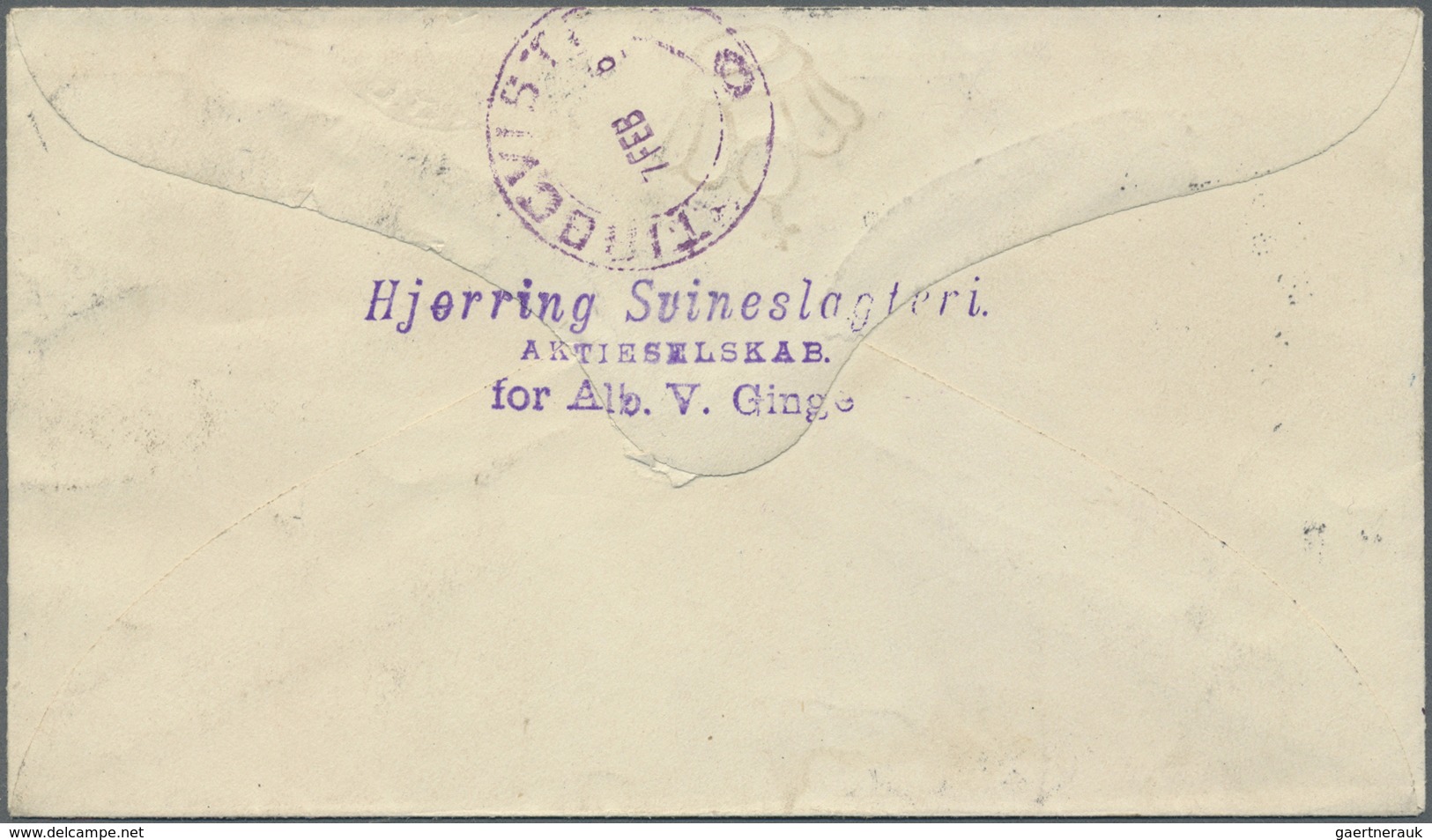 GA Dänemark - Ganzsachen: 1896, Superb Stationery Envelope 4 Ö Light-blue Uprated 3x 4 Ö Blue/grey, Per - Entiers Postaux