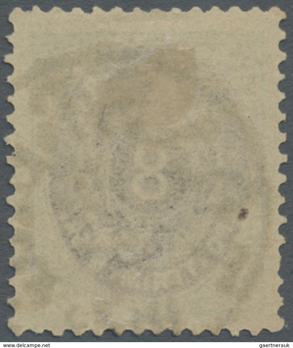 O Dänemark - Stempel: "TÖNSBERG 12.3.1873", Norwegian Cds. Clear On 8 Sk. Brown And Grey, Fine, Rare ( - Franking Machines (EMA)