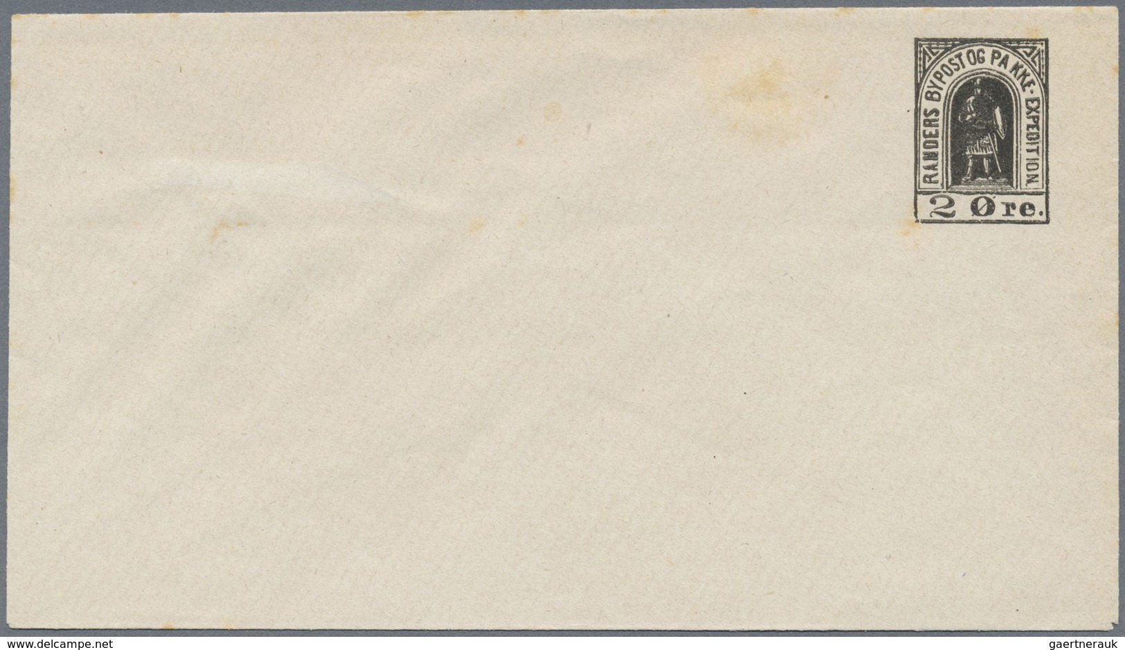 GA Dänemark - Besonderheiten: Dänemark Bypost: Four Stationery Envelopes Viborg:Randers 2,3,5,10 Öre Al - Andere & Zonder Classificatie