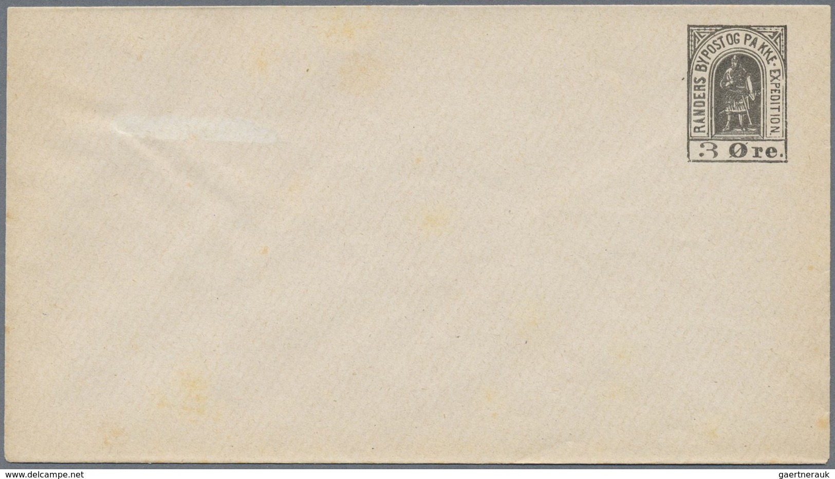 GA Dänemark - Besonderheiten: Dänemark Bypost: Four Stationery Envelopes Viborg:Randers 2,3,5,10 Öre Al - Autres & Non Classés