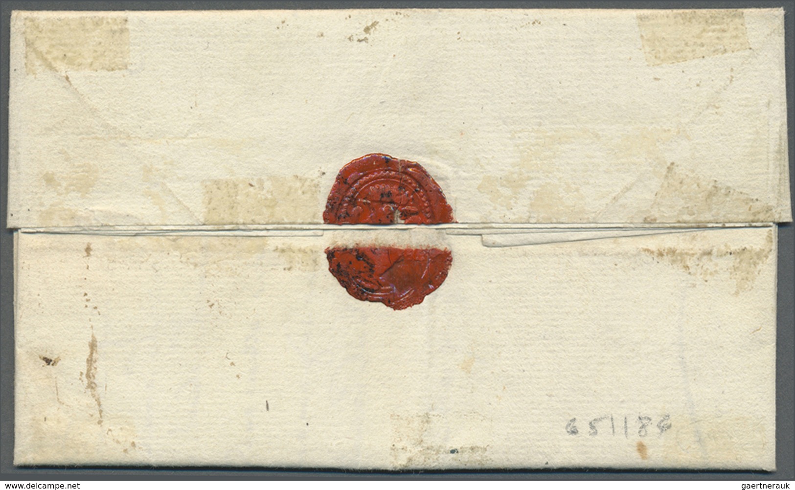 Br Frankreich - Vorphilatelie: 1766, Parlement Of Britanny, Complete Folded Letter Cover From RENNES Ad - 1792-1815: Départements Conquis