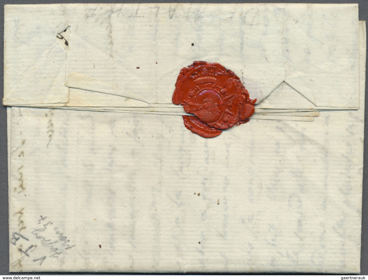 Br Frankreich - Vorphilatelie: 1789. Stampless Envelope Written From Malta Addressed To Apt, France Cha - 1792-1815: Départements Conquis