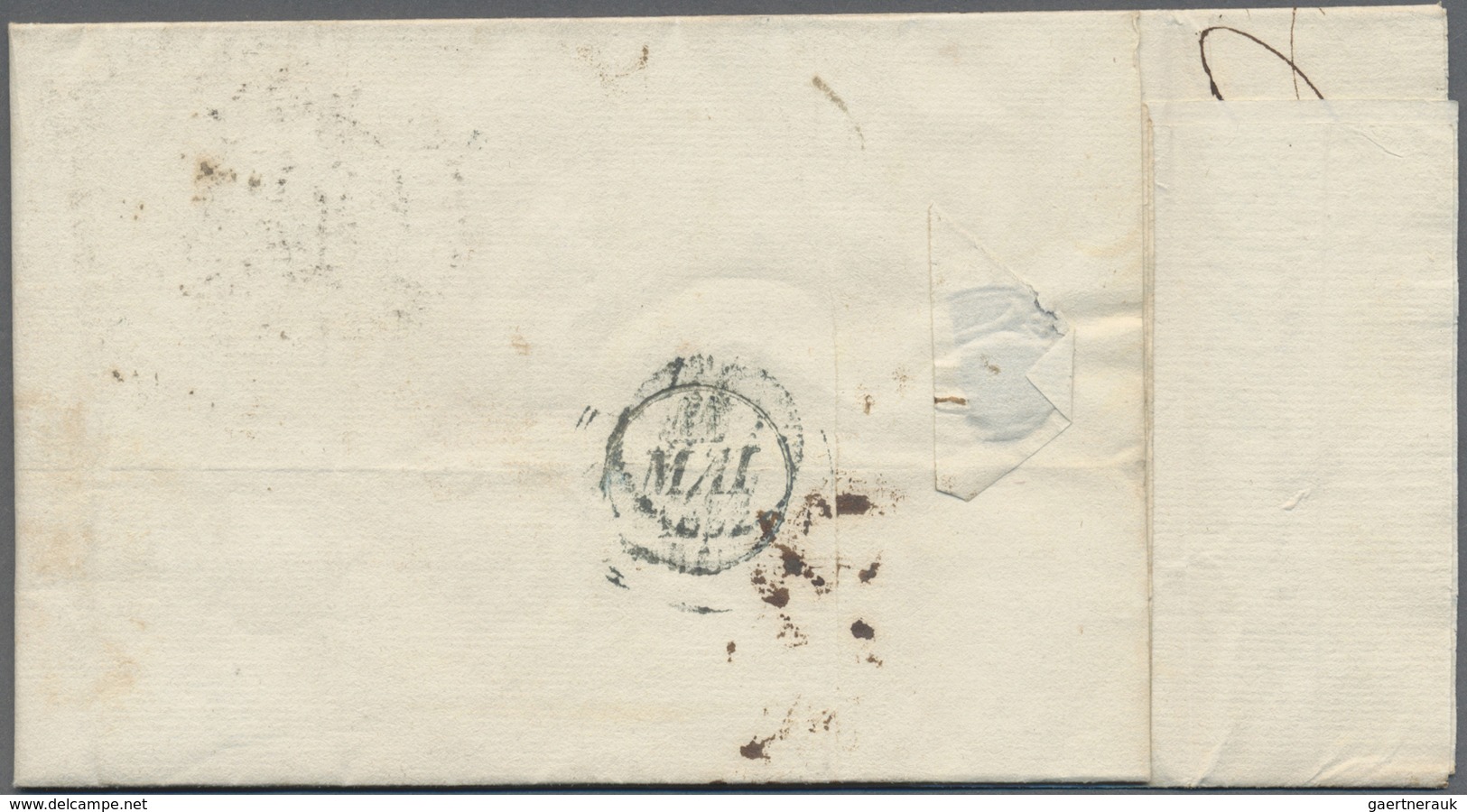 Br Frankreich - Vorphilatelie: 1832, Letter From Le Havre To Paris, Cancelled "Le Havre 10 Mai 1832 EST - 1792-1815: Départements Conquis