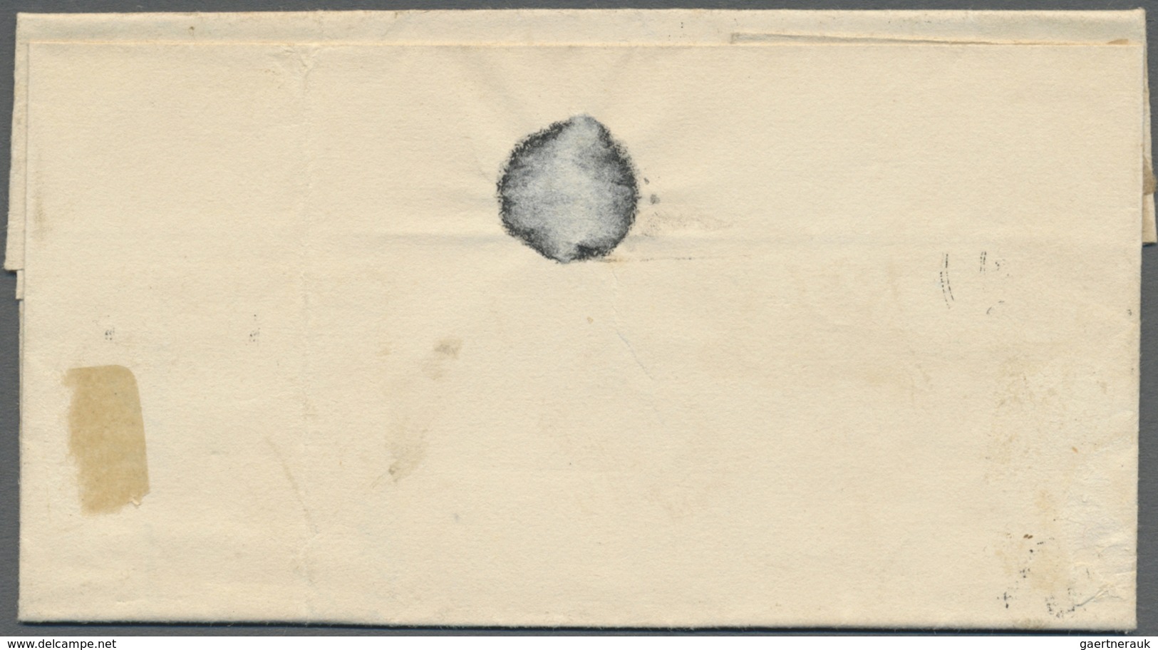 Br Frankreich: 1856, 10c. Bistre "Empire Nd", Single Franking On Near-distance Lettersheet Written At " - Gebruikt