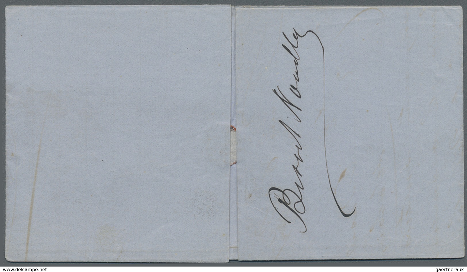 Br Frankreich: 1866, 40c. Orange And 80c. Carmine "Empire Dt." On Lettersheet From Paris To Havanna, Ob - Gebruikt