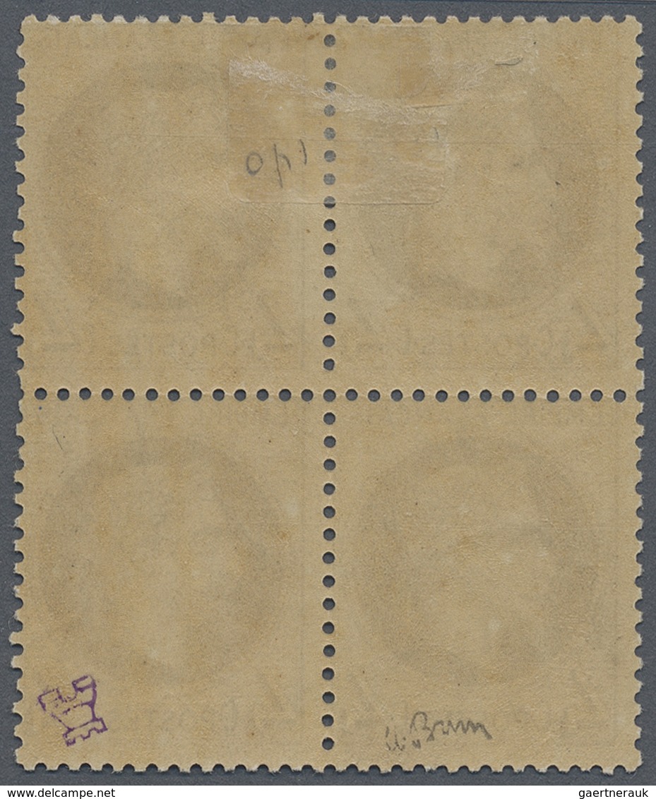 * Frankreich: 1862, 4 C. Napoleon Gray Purpel, Unused Block Of 4 With Original Gum. Signed (Yvert No. - Oblitérés