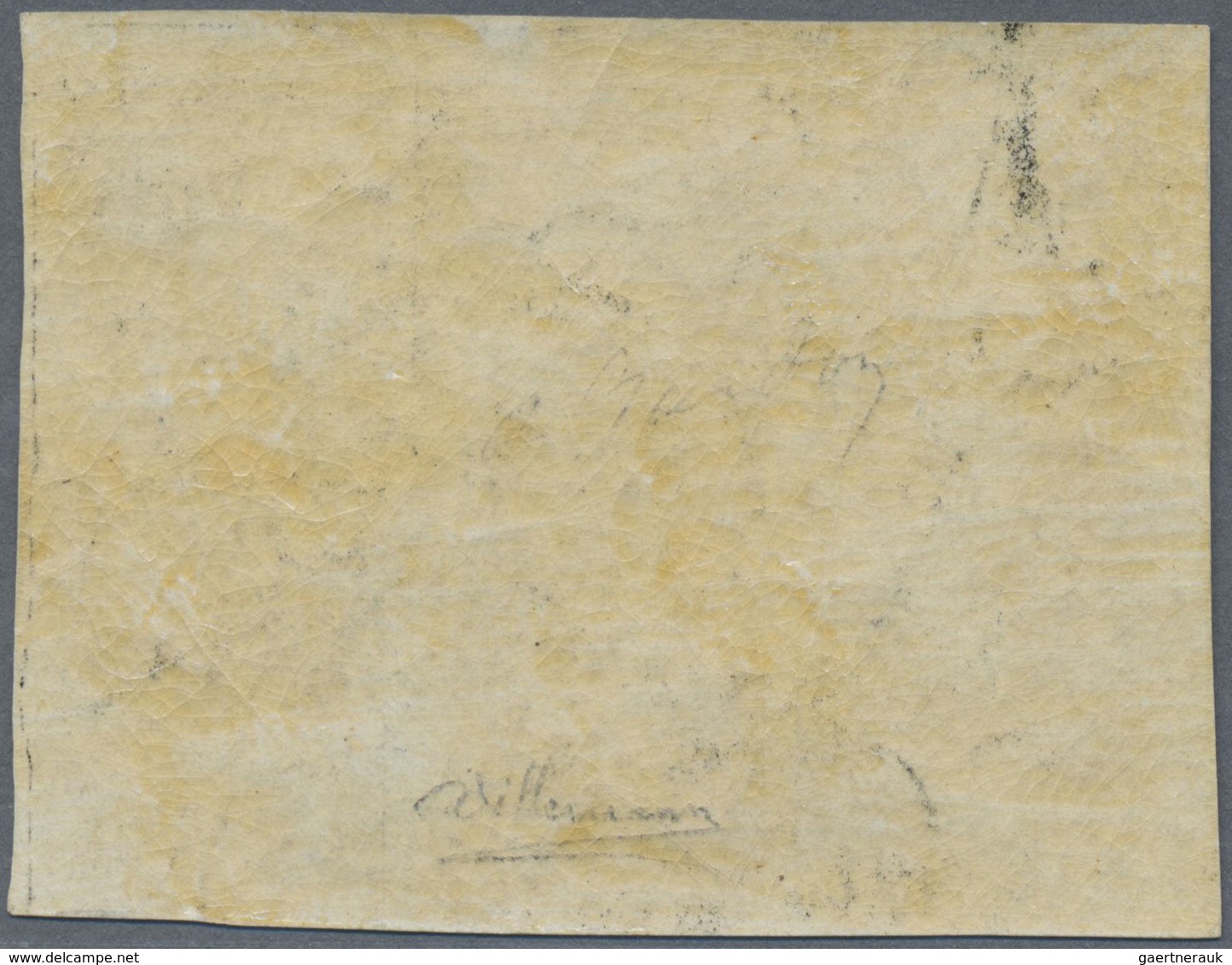 * Frankreich: 1871, Essay 20 C. Black, On Cream-colored Paper, In The Block Of Six, In Perfect Unused - Oblitérés