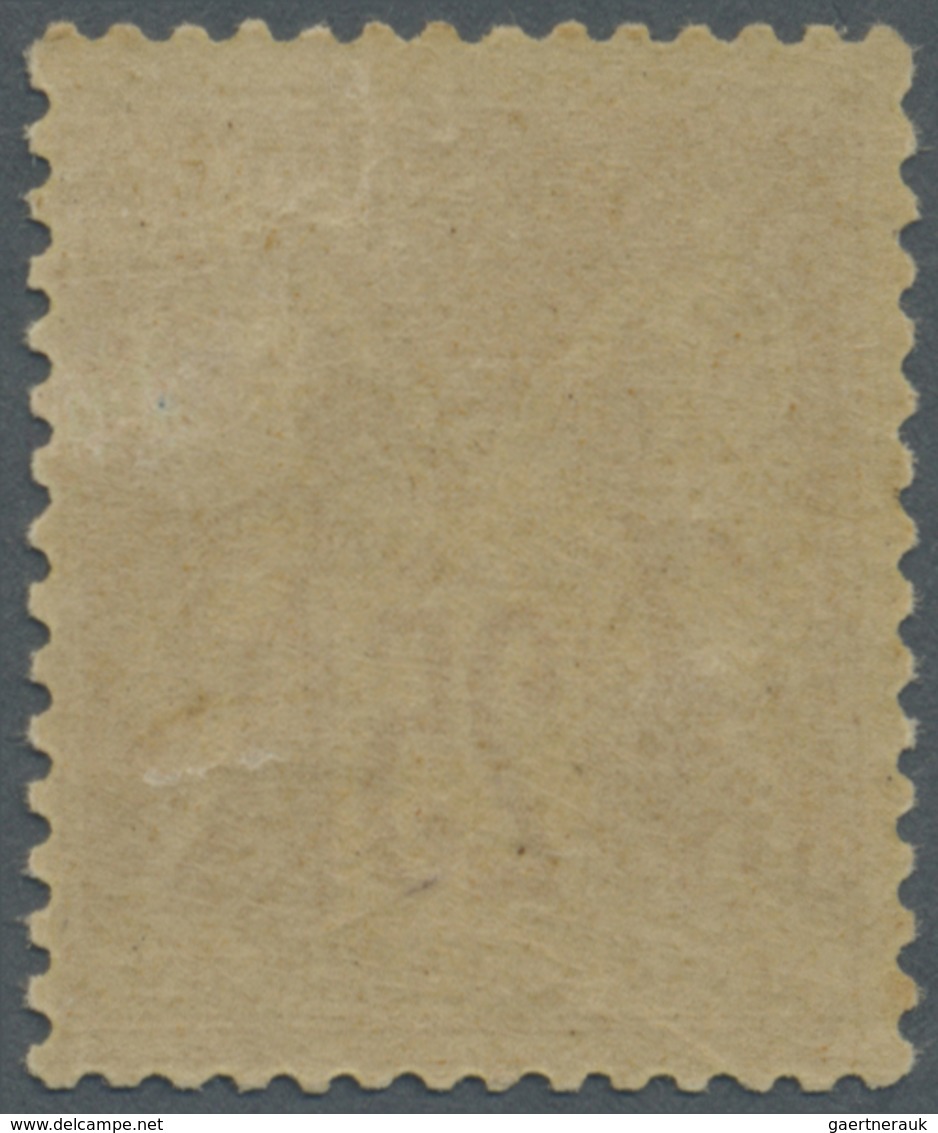 * Frankreich: 1879, 25 C. Allegorie Gelbbraun Auf Gelb (sehr Frische Farbe!), Fast Postfrisch, Mi. € 2 - Gebruikt