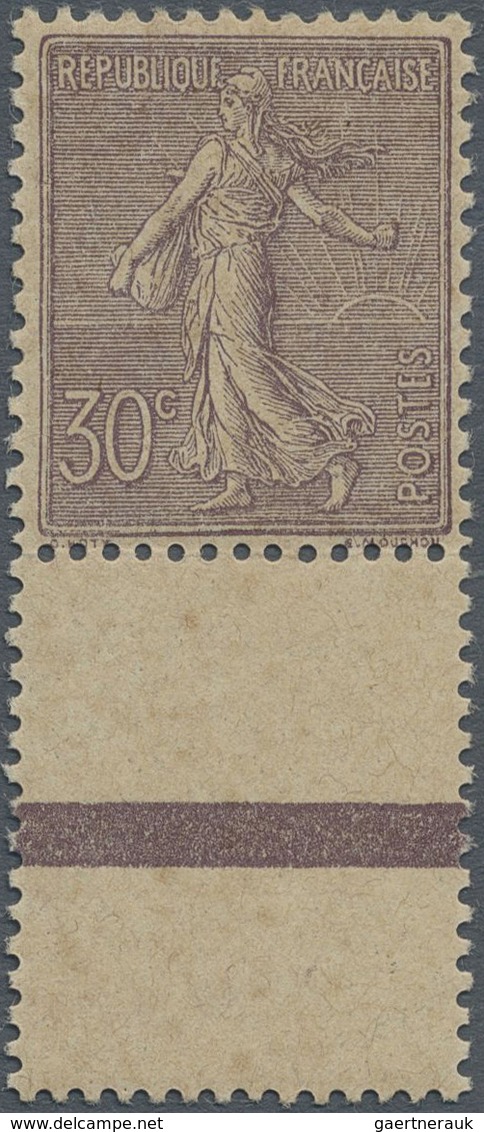 ** Frankreich: 1903, 30 C. Light Violet, Very Well Centered, Perfect Mint Never Hinged And Blank Field, - Gebruikt