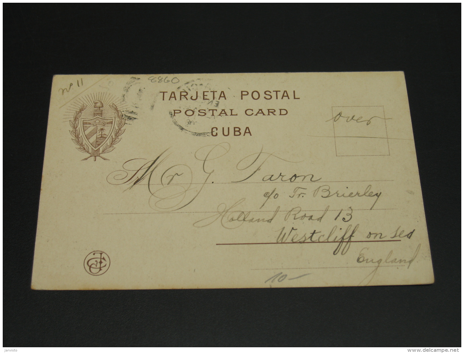 Cuba 1908 Havana Picture Postcard To UK *8860 - Covers & Documents