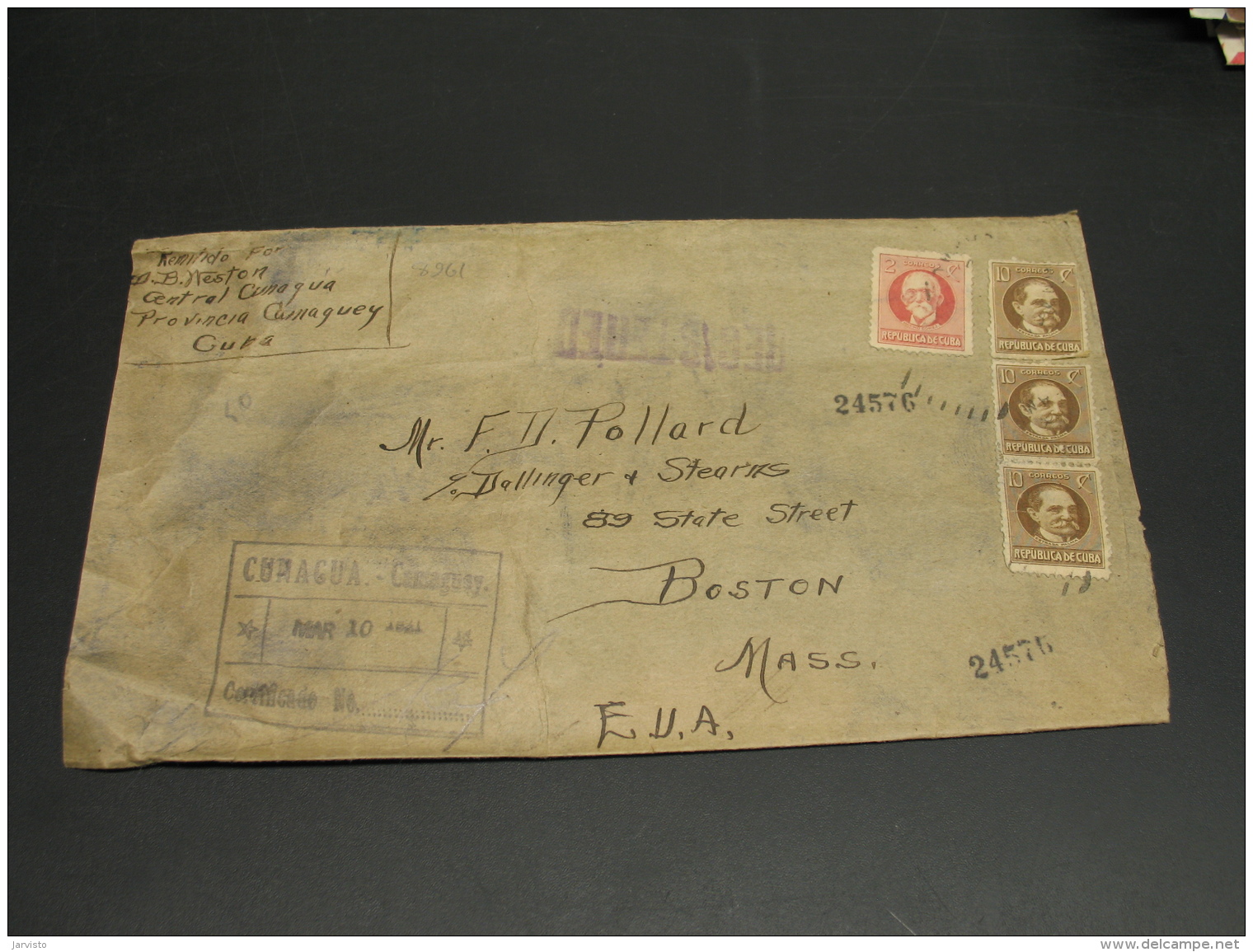 Cuba 1920s Parcel Wrapping? *8961 - Covers & Documents