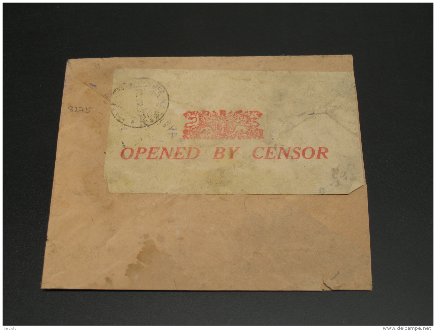 Iran 1917 Censored Incoming Cover From India Faulty *8275 - Iran