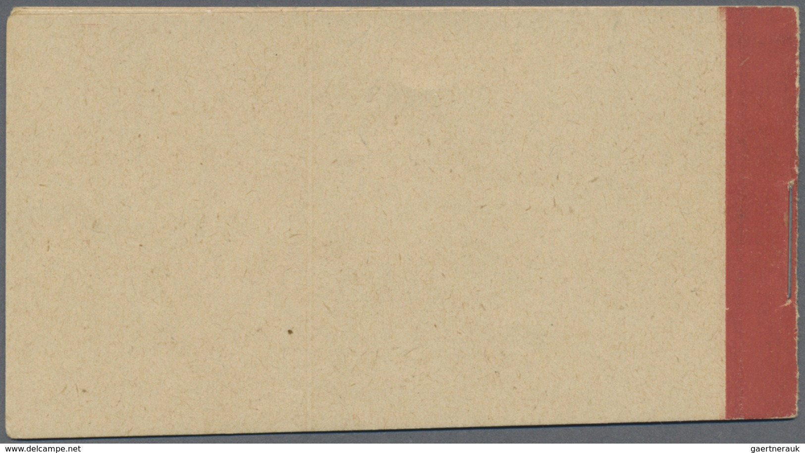 ** Frankreich - Markenheftchen: 1913. Complete Booklet 10c Red Semeuse Camée. Paper X Chalky White. Sma - Andere & Zonder Classificatie