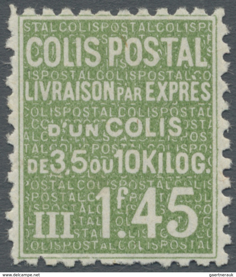 * Frankreich - Postpaketmarken: 1932, Postpaketmarke 'Schrifttafel' 1.45 Fr. Grün Ungebraucht Mit Falz - Andere & Zonder Classificatie