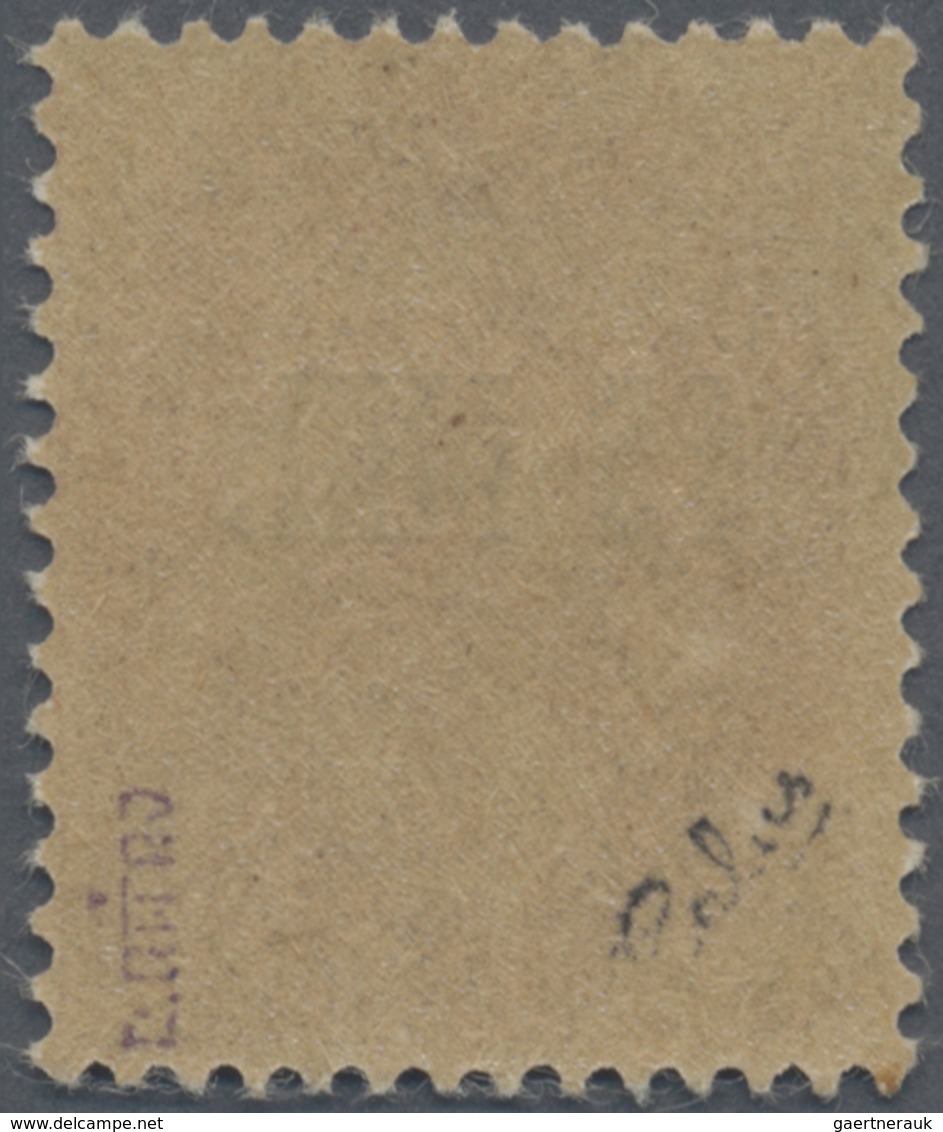 ** Französische Post In Ägypten - Alexandria: 1921, 15m. On 2c. Lilac-brown, Overprint On "PORT SAID", - Andere & Zonder Classificatie