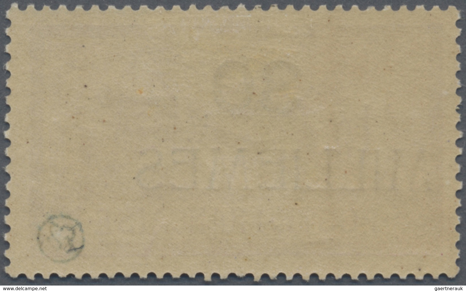 * Französische Post In Ägypten - Port Said: 1921, Local Overprint, 30m. On 1fr. Red/olive, Fresh Colou - Andere & Zonder Classificatie