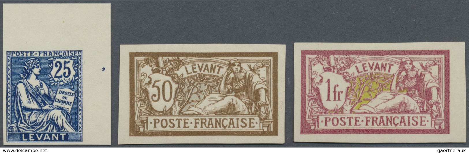 (*) Französische Post In Äthiopien: 1907, French Post In Ethiopia, Stamps Of Levante But Without Surchar - Andere & Zonder Classificatie