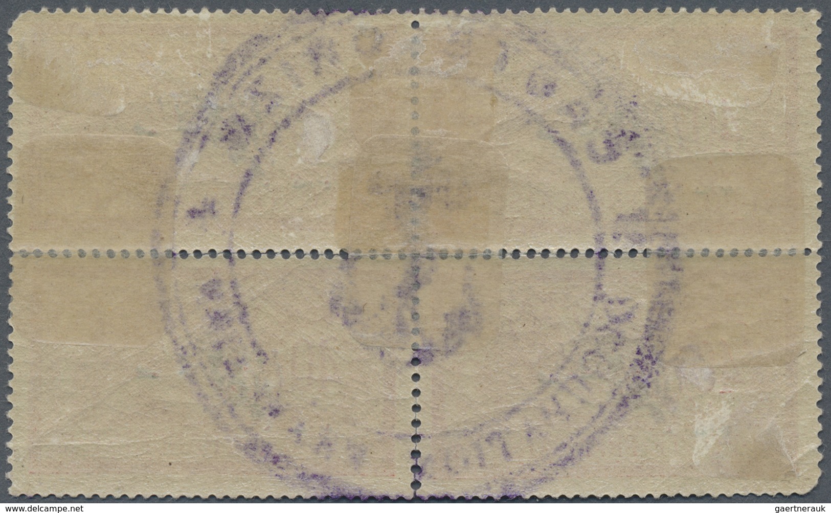 * Französische Besetzung I. WK - Castellorizo: 1915/1920. French Levant 40c Merson In A Block Of 4 Wit - Altri & Non Classificati