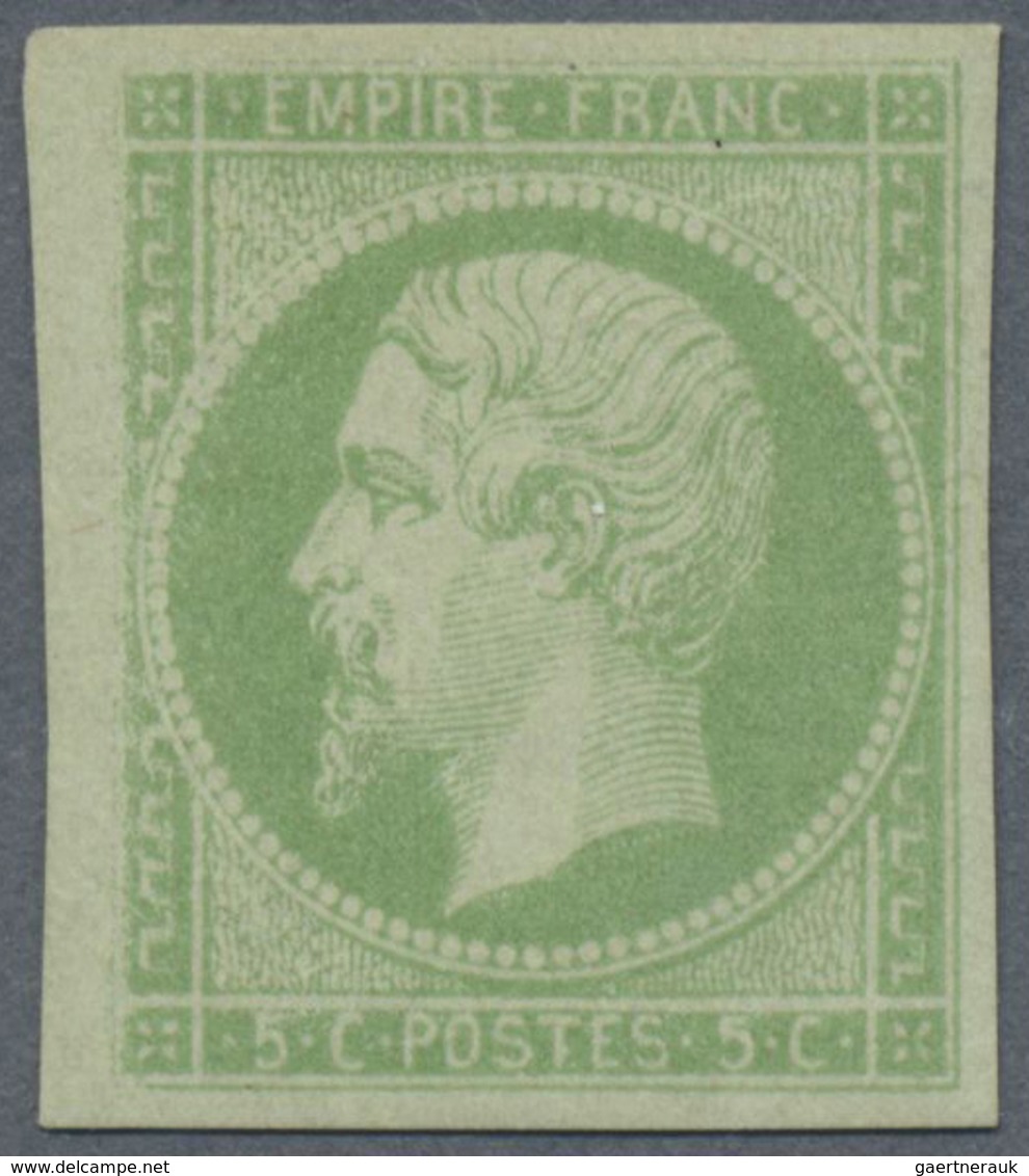 * Französische Kolonien - Allgemeine Ausgabe: 1872, 5 C. Cloudy Green, On All Sides With Full Till Eno - Autres & Non Classés