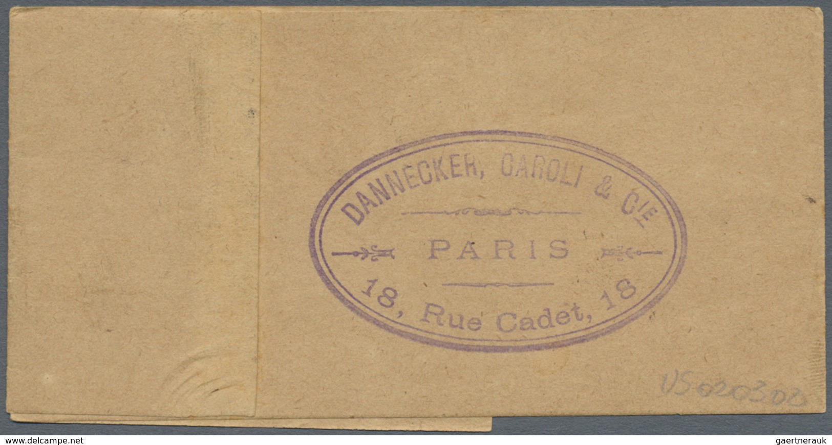 GA Frankreich - Ganzsachen: 1888/1893, Group Of Three Uprated Wrappers To The Same Address In Rio De Ja - Autres & Non Classés