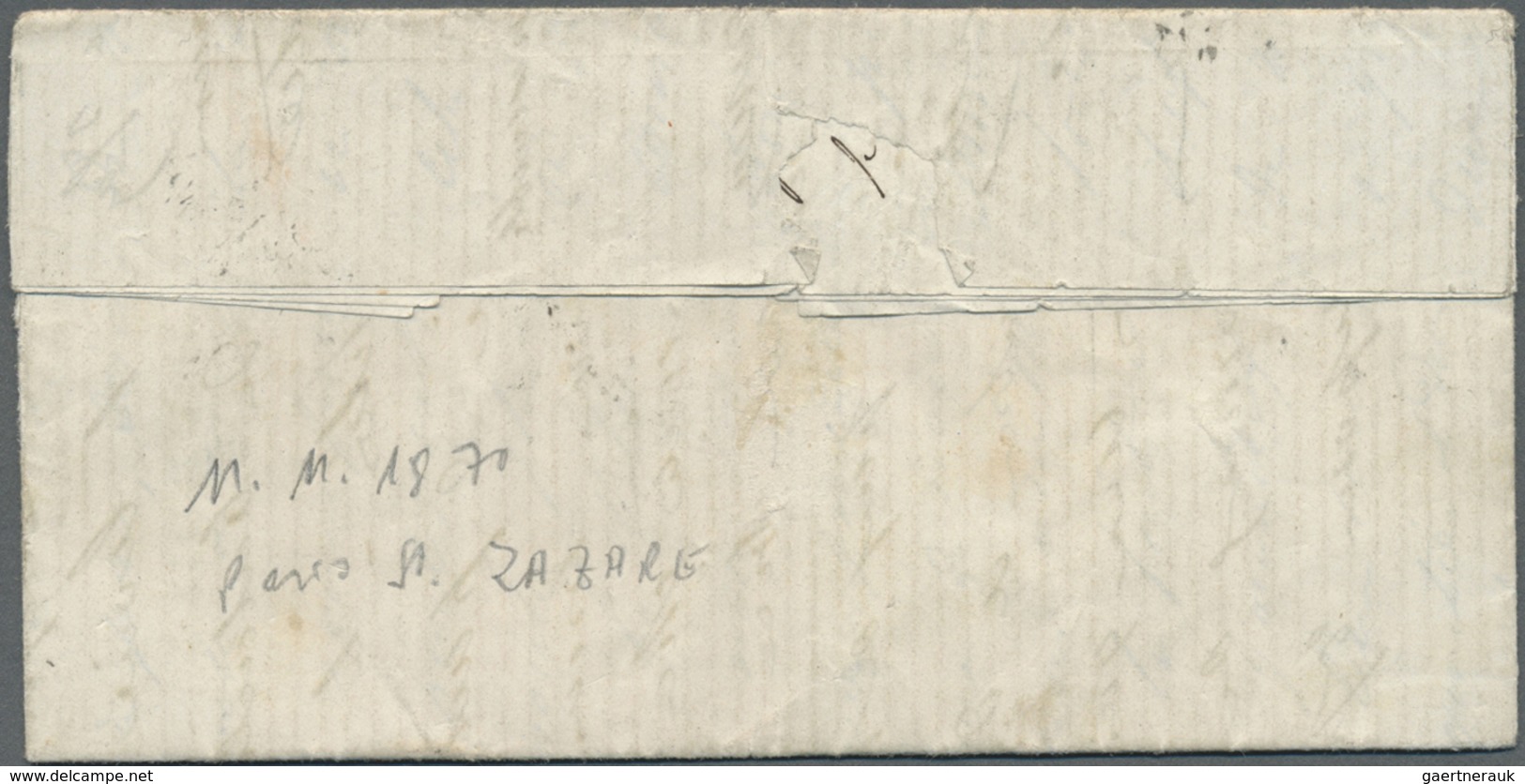 Br Frankreich - Ballonpost: 1870, 11.11., Most Presumably "LA DAGUERRE", Lettersheet Franked With 20c. - 1960-.... Brieven & Documenten