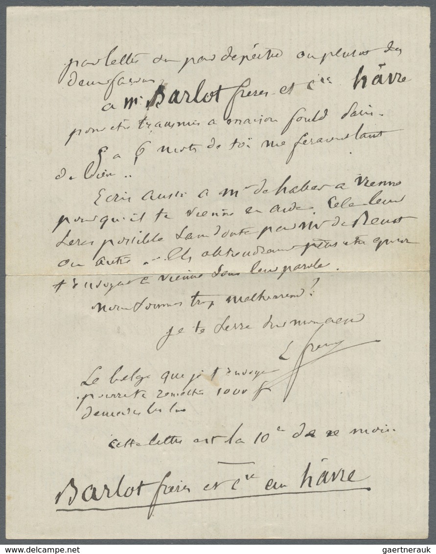 Br Frankreich - Ballonpost: 1870 (20. Nov.) BALLON MONTÉ: Briefhülle Mit Inhalt Von Paris Nach BERLIN, - 1960-.... Lettres & Documents