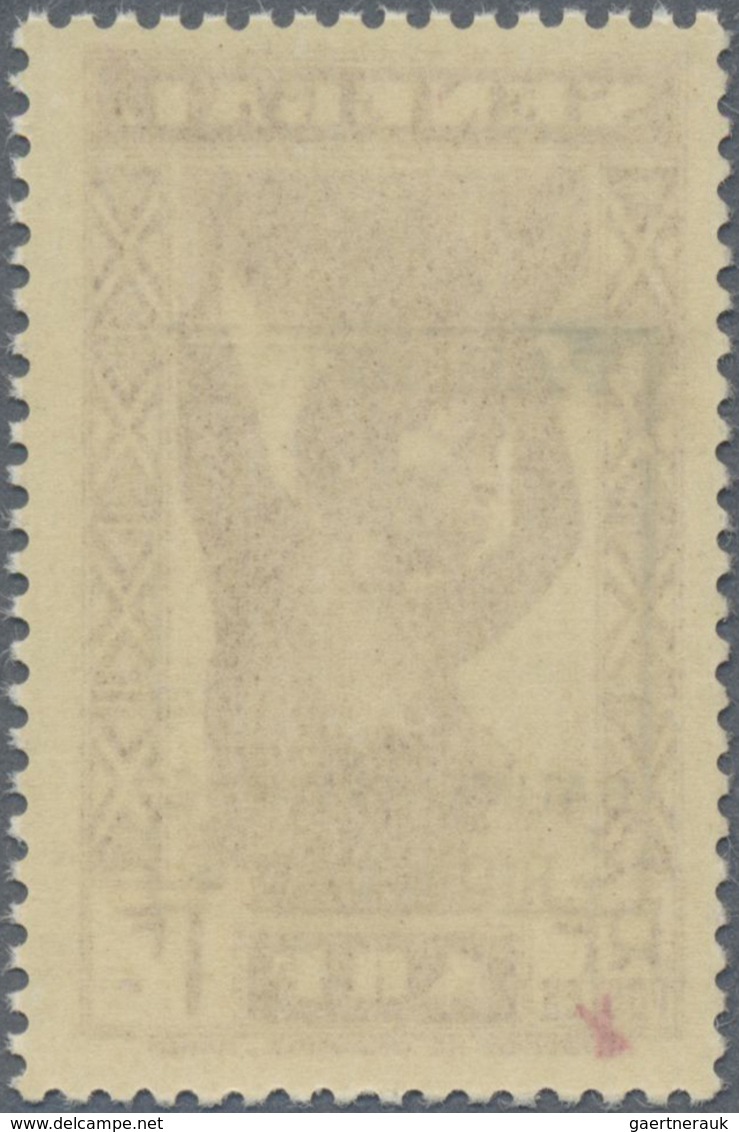 ** Frankreich - Militärpost / Feldpost: 1940, "Richelieu" Overprints, Senegal 1fr. Unmounted Mint. Maur - Militaire Luchtpost