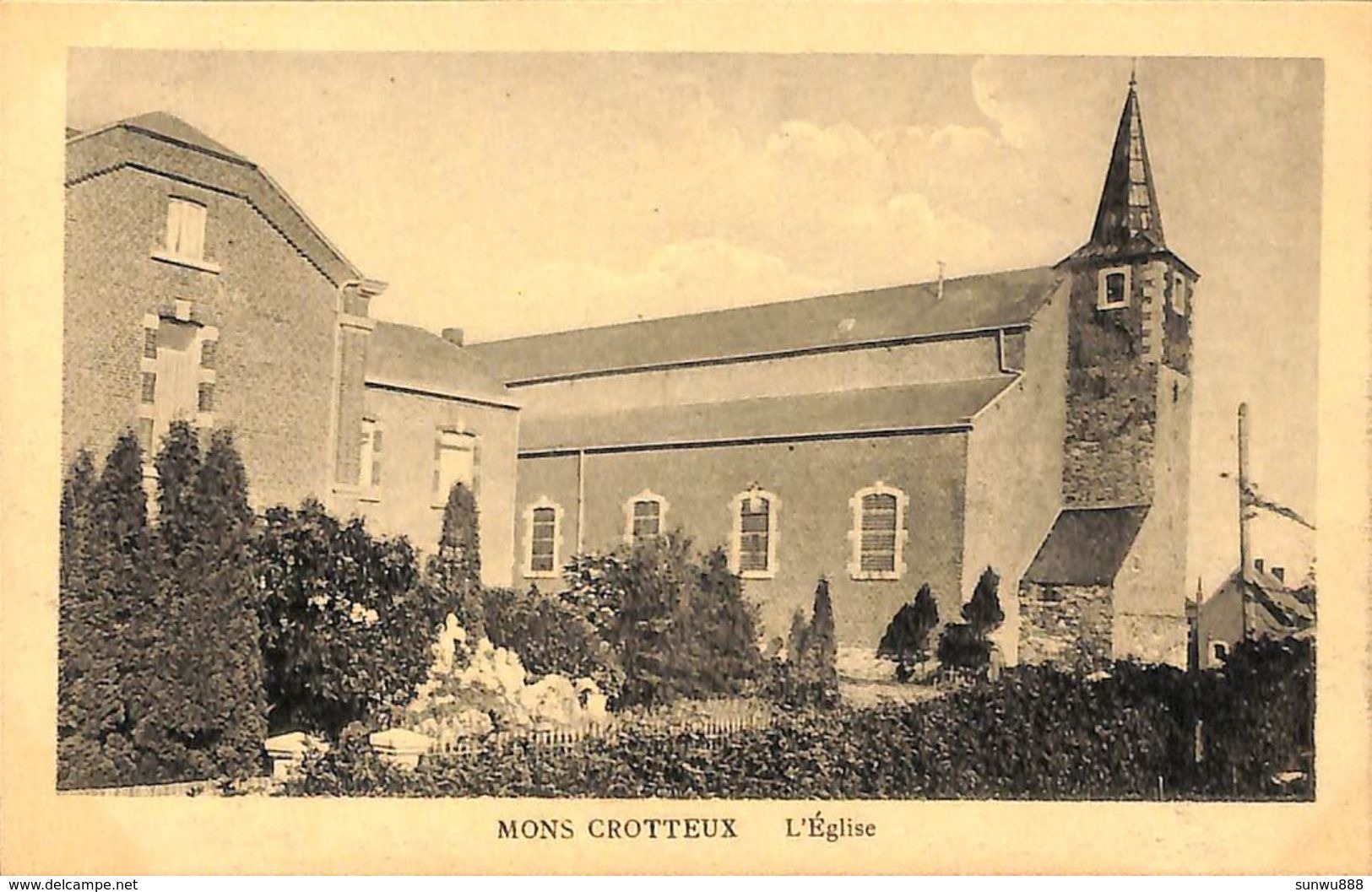 Mons Crotteux - L'Eglise (Edit. Henri Kaquet) - Flémalle