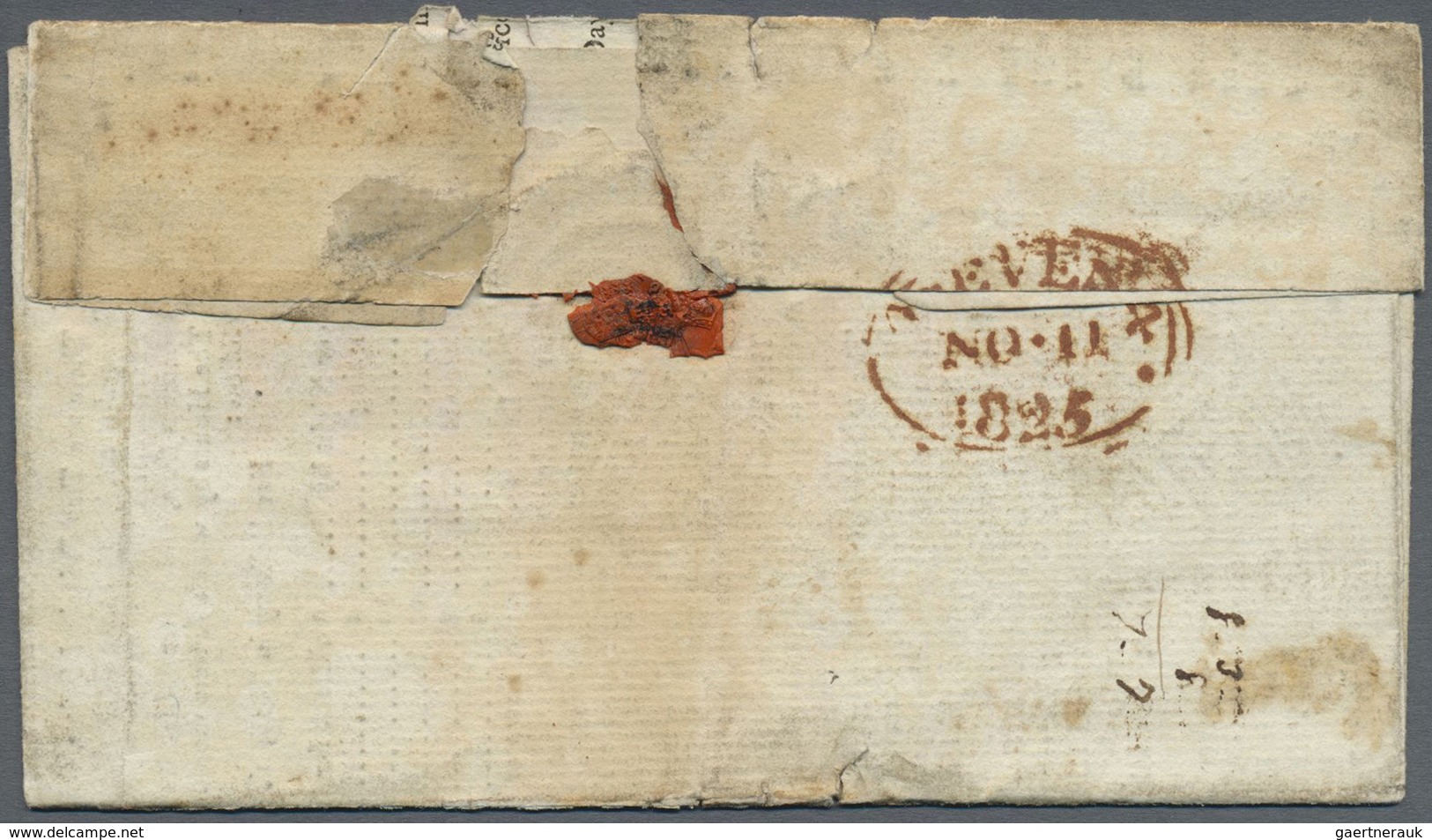 Br Großbritannien - Vorphilatelie: 1825, 'Two-penny Post-Office.' Notice Of 'Regulations' For Delivery - ...-1840 Préphilatélie