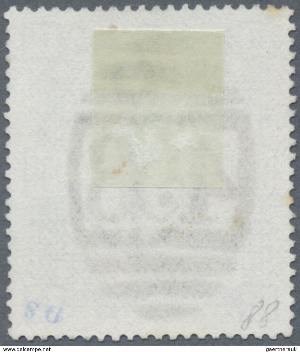 O Großbritannien: 1883, QV 10s Ultramarine With Oval Numeral "498" Cancellation, Well Perforated And F - Autres & Non Classés