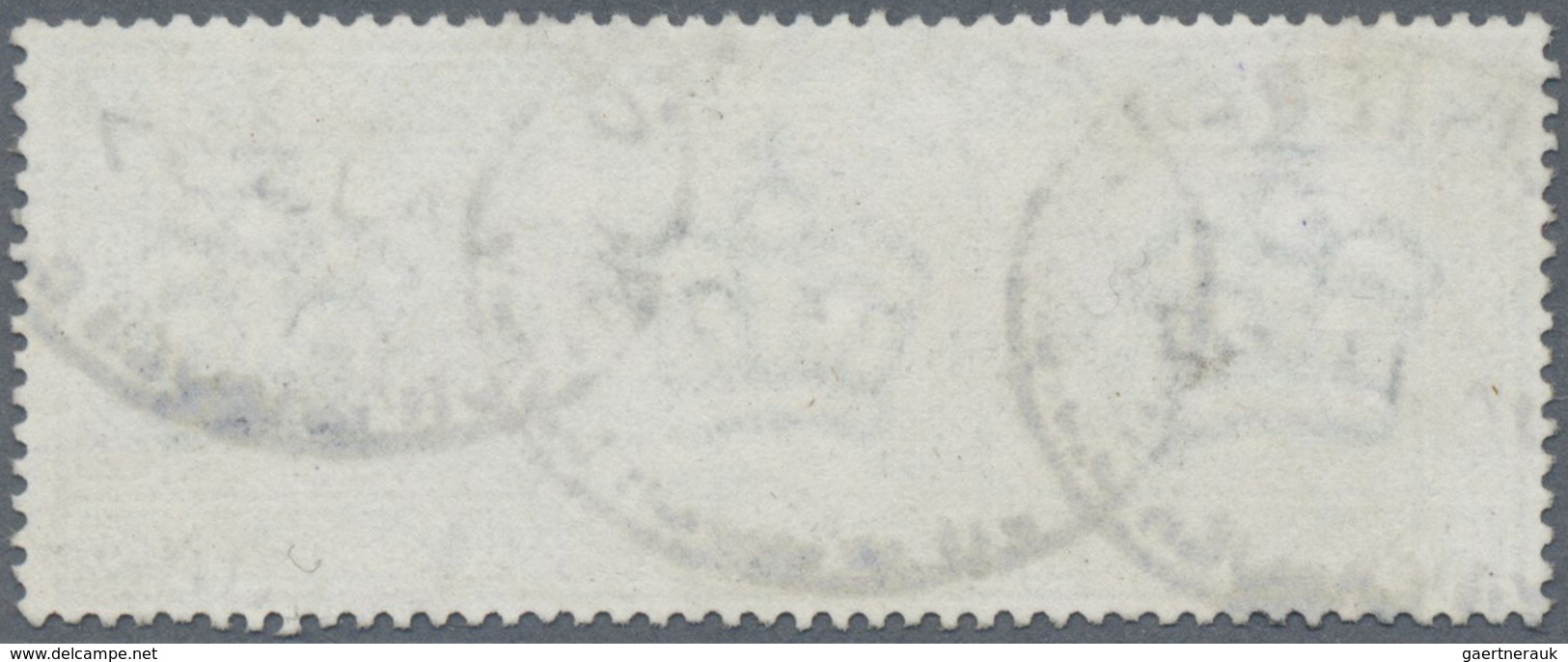 O Großbritannien: 1891, QV 1 £ Green, Good Perforation With Oval-registered-cancel +crayon Mark, VF, M - Autres & Non Classés