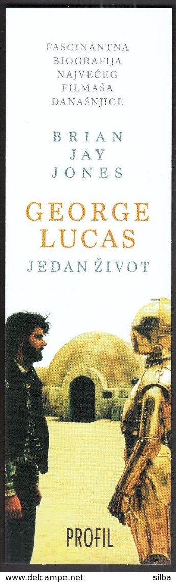 Croatia 2017 / Bookmarks / Bookmarker / George Lucas - A Life - Marque-Pages